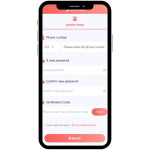 Resetting Daman Game login password.